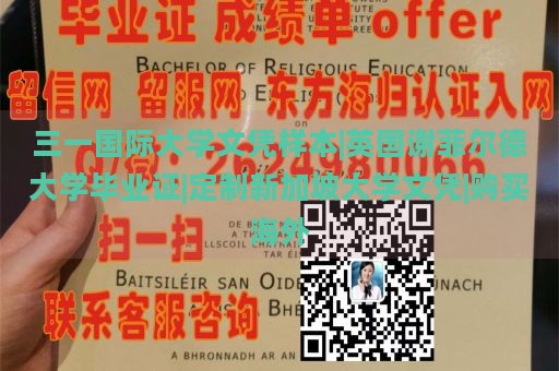 三一国际大学文凭样本|英国谢菲尔德大学毕业证|定制新加坡大学文凭|购买海外